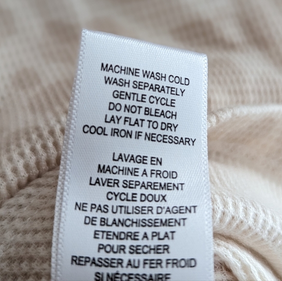 Splendid Forever Leopard Print Henley Top - Picture 13 of 14